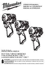 Предварительный просмотр 1 страницы Milwaukee M12 Fuel 2554-20 Operator'S Manual