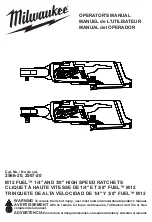 Предварительный просмотр 1 страницы Milwaukee M12 FUEL 2566-20 Operator'S Manual