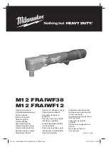 Milwaukee M12 FUEL FRAIWF12 Original Instructions Manual предпросмотр