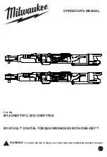 Preview for 1 page of Milwaukee M12 FUEL ONEFTR12 Operator'S Manual