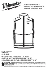 Milwaukee M12 HEATED TOUGHSHELL VEST 304 Series Operator'S Manual preview