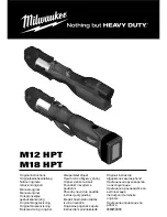 Предварительный просмотр 1 страницы Milwaukee M12 HPT Original Instructions Manual