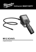 Предварительный просмотр 1 страницы Milwaukee M12 ICAV3 Original Instructions Manual