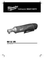 Предварительный просмотр 1 страницы Milwaukee M12 IR User Manual