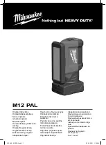 Предварительный просмотр 1 страницы Milwaukee M12 PAL Original Instructions Manual