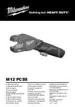 Milwaukee M12 PCSS Original Instructions Manual preview