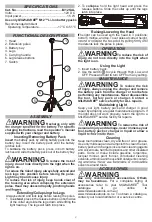 Preview for 3 page of Milwaukee M12 SAL Operator'S Manual