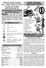 Preview for 3 page of Milwaukee M12B3 Operator'S Manual