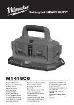 Milwaukee M1418C6 Original Instructions Manual предпросмотр