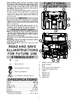 Preview for 3 page of Milwaukee M18 0880-20 Operator'S Manual