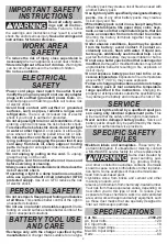 Preview for 2 page of Milwaukee M18 2360-20 Operator'S Manual