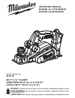 Предварительный просмотр 1 страницы Milwaukee M18 2623-20 Operator'S Manual