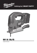 Milwaukee M18 BJS Original Instructions Manual preview