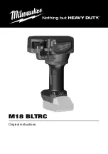 Preview for 1 page of Milwaukee M18 BLTRC Original Instructions Manual