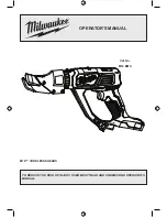 Milwaukee M18 BMS Operator'S Manual preview