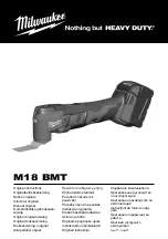 Milwaukee M18 BMT Original Instructions Manual preview