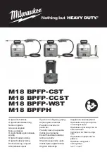 Milwaukee M18 BPFP-CCST Original Instructions Manual preview