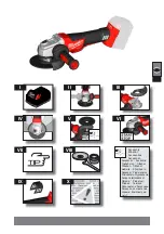 Предварительный просмотр 3 страницы Milwaukee M18 CAG115XPDB Original Instructions Manual