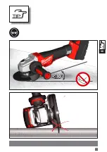 Предварительный просмотр 13 страницы Milwaukee M18 CAG115XPDB Original Instructions Manual