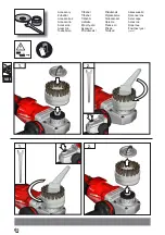 Предварительный просмотр 14 страницы Milwaukee M18 CAG115XPDB Original Instructions Manual