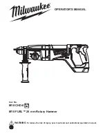 Milwaukee M18 CHD-0 Operator'S Manual preview