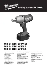 Предварительный просмотр 1 страницы Milwaukee M18 CHIWF12 Original Instructions Manual