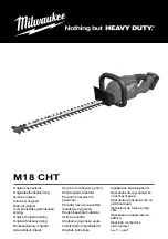 Milwaukee M18 CHT Original Instructions Manual preview