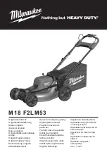 Preview for 1 page of Milwaukee M18 F2LM53 Original Instructions Manual