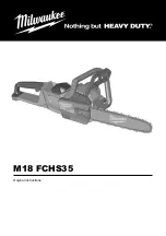 Preview for 1 page of Milwaukee M18 FCHS35 Original Instructions Manual