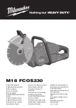 Preview for 1 page of Milwaukee M18 FCOS230 Original Instructions Manual