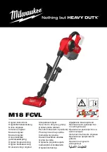 Предварительный просмотр 1 страницы Milwaukee M18 FCVL Original Instructions Manual