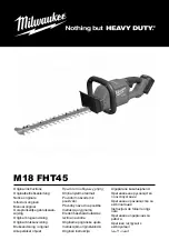 Предварительный просмотр 1 страницы Milwaukee M18 FHT45 Original Instructions Manual