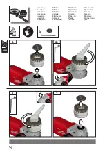 Предварительный просмотр 16 страницы Milwaukee M18 FLAG230XPDB Original Instructions Manual