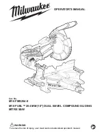 Предварительный просмотр 1 страницы Milwaukee M18 FMS254-0 Operator'S Manual