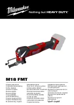 Preview for 1 page of Milwaukee M18 FMT Original Instructions Manual