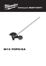 Milwaukee M18 FOPH-EA Original Instructions Manual предпросмотр