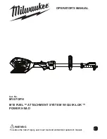 Milwaukee M18 FOPH Operator'S Manual preview