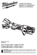 Preview for 1 page of Milwaukee M18 FORCE LOGIC 2672-20 Operator'S Manual