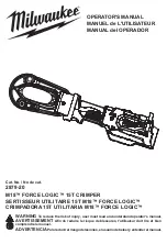 Preview for 1 page of Milwaukee M18 FORCE LOGIC 2879-20 Operator'S Manual