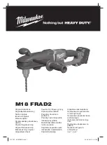 Preview for 1 page of Milwaukee M18 FRAD2 Original Instructions Manual