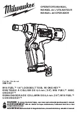 Milwaukee M18 FUEL 2661-20 Operator'S Manual preview