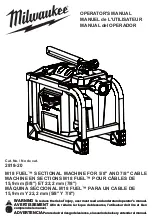 Предварительный просмотр 1 страницы Milwaukee M18 FUEL 2818-20 Operator'S Manual