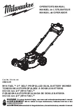 Preview for 1 page of Milwaukee M18 FUEL 2823-20 Operator'S Manual