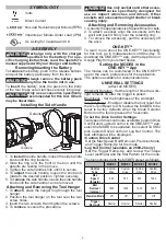 Preview for 4 page of Milwaukee M18 FUEL 2868-20 Operator'S Manual