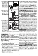 Предварительный просмотр 27 страницы Milwaukee M18 FUEL 48105601 Operator'S Manual