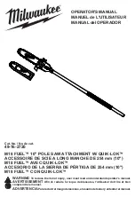 Milwaukee M18 FUEL 49-16-2720 Operator'S Manual preview