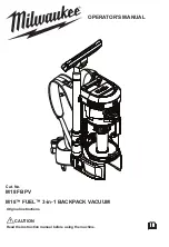 Предварительный просмотр 1 страницы Milwaukee M18 Fuel FBPV Operator'S Manual