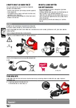 Предварительный просмотр 118 страницы Milwaukee M18 HCC75R Original Instructions Manual