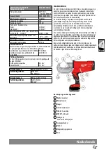 Preview for 40 page of Milwaukee M18 HCCT109/42 Original Instructions Manual