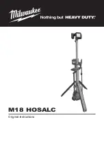 Предварительный просмотр 1 страницы Milwaukee M18 HOSALC Original Instructions Manual